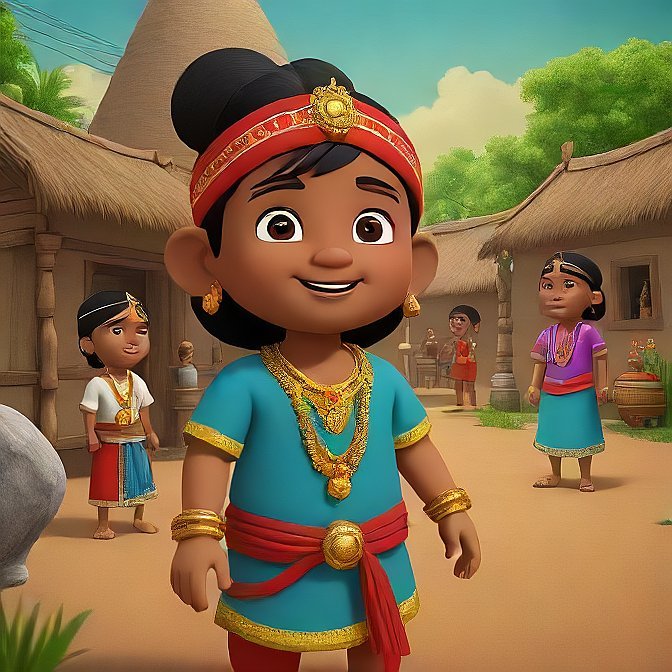 3D cartoon character art